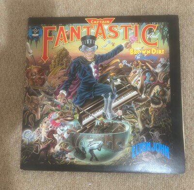 Elton John Captain Fantastic and the Brown Dirt Cowboy LP DJLPX 1 UK 1975