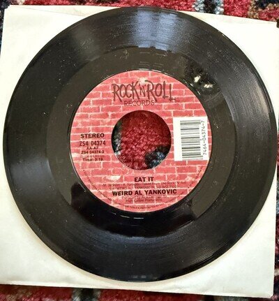 WEIRD AL YANKOVIC~EAT IT~45 RECORD 1984