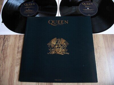 QUEEN, GREATEST HITS II, ORIG 1991 UK PARLOPHONE 2 x LPs, POP ROCK, NICE COPY