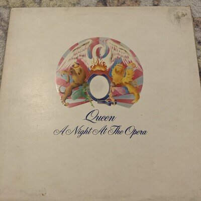 Queen a Night at the Opera 1975 EMTC 103 Original 12" Gatefold Vinyl LP Record