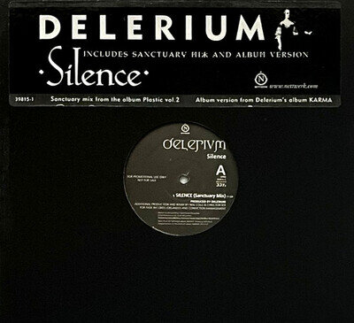 DELERIUM ft SARAH McLACHLAN Silence 1998 Original CANADA PROMO 12" NM