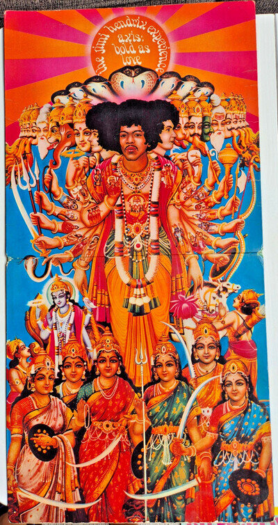 The Jimi Hendrix Experience Axis Bold As Love 1967 first UK press with insert