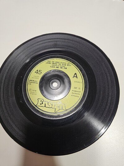 Flash and The Pan - 3x7" Vinyl And The Band Played On. 1978