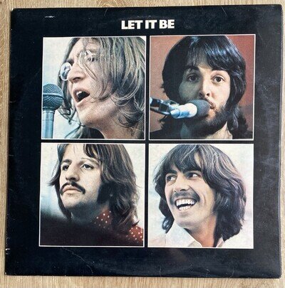 The Beatles Let It Be Vinyl Record 1970 Apple Records