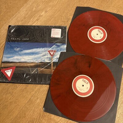 Pearl Jam Yield 25th Anniversary Vinyl Me Please (VMP) Black & Red Hi-Melt LP