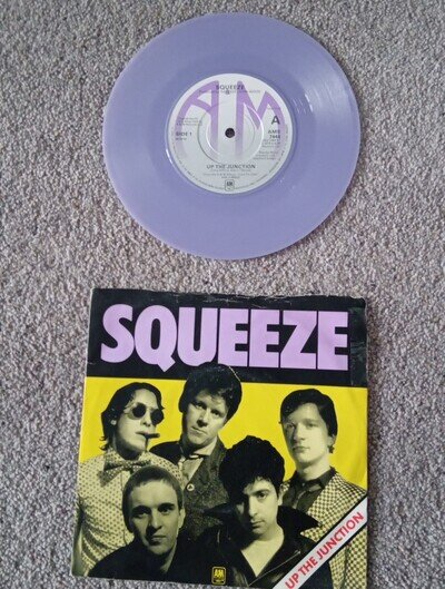 SQUEEZE - UP THE JUNTION 7" LILAC VINYL SINGLE RECORD