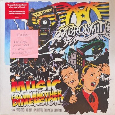 Aerosmith Music From Another Dimension! Vinyl Record EX/VG+ 180G 2012
