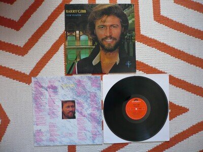 Bee Gees / Barry Gibb Now Voyager Vinyl UK 1984 Polydor 1st Press A1/B1 LP