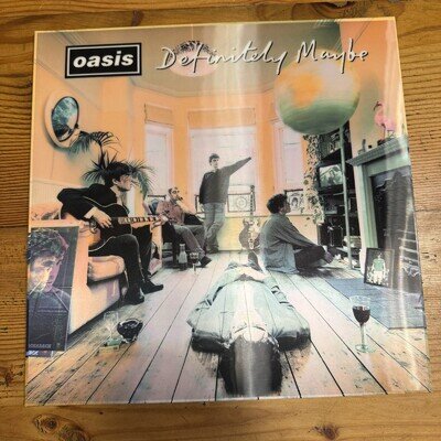 Oasis Definitely Maybe 30th Anniversary Vinyl Lenticular Ltd New Blood Records
