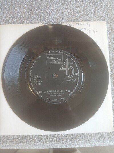 tmg 796 marvin gaye little darling rare single 45 ex