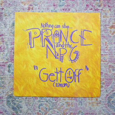 Prince & The New Power Generation Gett Off 12" Paisley Park W0056T 1991 Urge Mix