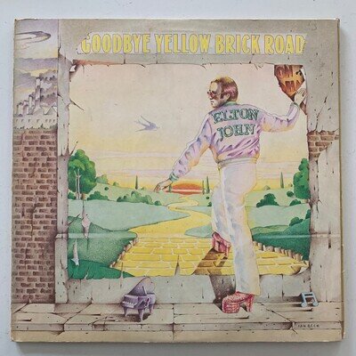 Elton John – Goodbye Yellow Brick Road - 1973 Tri-Fold Vinyl 2LP - Good (VG/G+)
