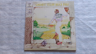 ELTON JOHN "GOODBYE YELLOW BRICK ROAD" DOUBLE VINYL LP RECORDS