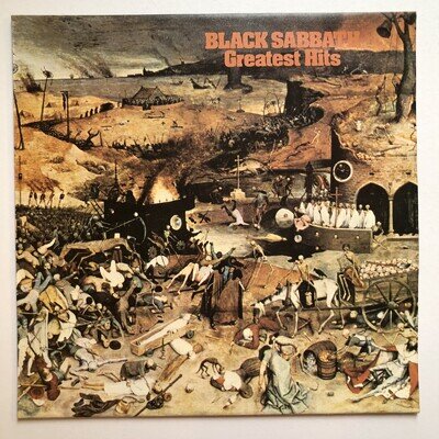 Black Sabbath, Greatest Hits, Vinyl LP, NEMS 1977, VG+/EX, Textured, NEL 6009 A1