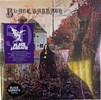 Black Sabbath Black Sabbath LP Album Vinyl Record 50th Anniversary 180gram BMG