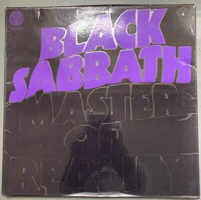 Black Sabbath – Master of Reality LP 1973 UK 6360 050 VG+ Spaceship Label 1Y1