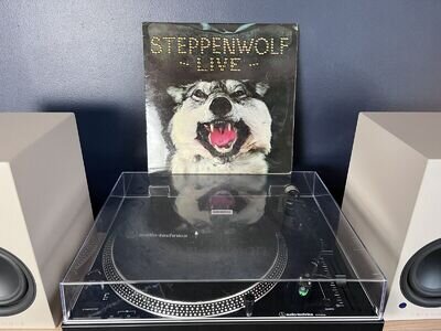 Steppenwolf Live UK A1/B1 Dunhill Press Vinyl Record Album LP Ex/VG+