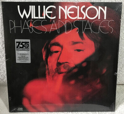Willie Nelson - Phases and Stages Limited Edition Clear Vinyl 12” Record SEALED