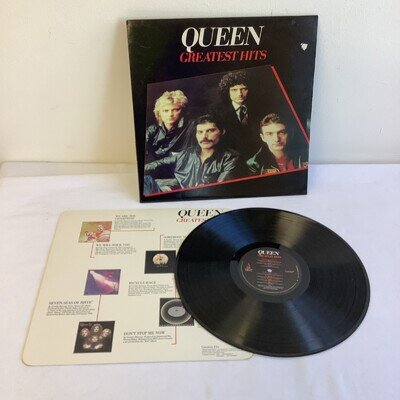 Queen : Greatest Hits Vinyl LP Record EMTV30 (Good Condition)