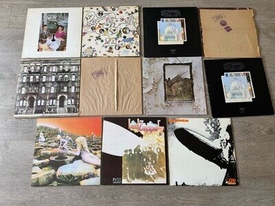 11 X Led Zeppelin Vinyl LP Albums Great Led Zeppelin Collection