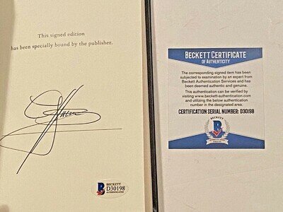 Gene Simmons signed On Power More Power KISS Book Auto Autographed Beckett BAS