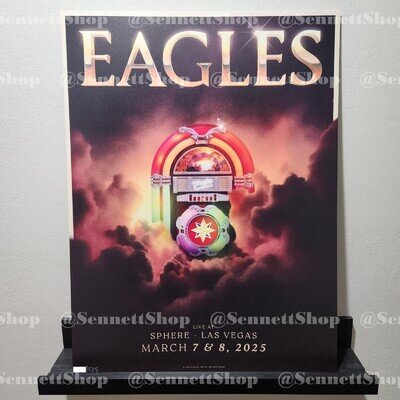 Eagles Poster - March 7 & 8, 2025 (18 x 24) Sphere Las Vegas