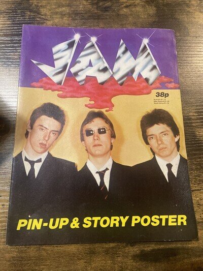 The Jam Pin Up & Story Poster Magazine -1977 Paul Weller Style Council