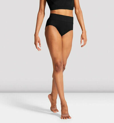 BLOCH Ladies Dance Pants Briefs Knickers High Wide Deep Waistband R3504