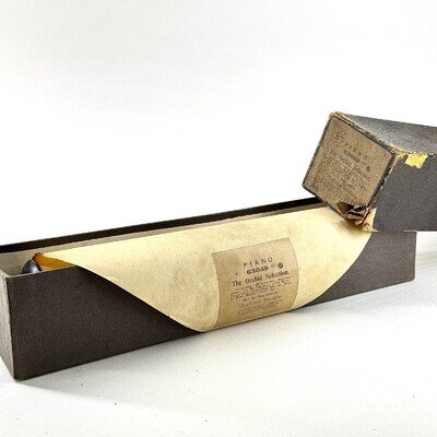 VINTAGE PIANO PLAYER ROLL THE ORCHID SELECTION MUSIC ROLL WITH ORIGINAL BOX