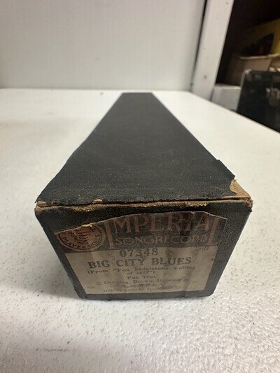 Imperial SongRecord 07348 "Big City Blues" Fox Trot Player Piano Roll