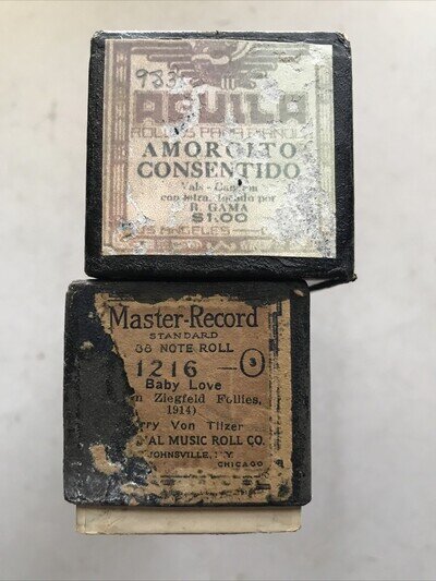 2 Rolls AGUILA Amorcito Consentido MASTER RECORD 1216 Baby Love