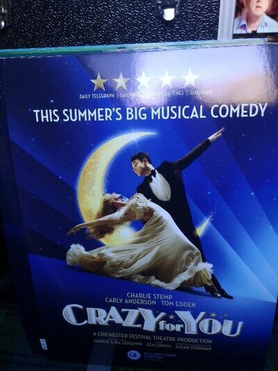 Crazy For You Show Poster. Stunning Glossy Posters Sold Individually See Photos