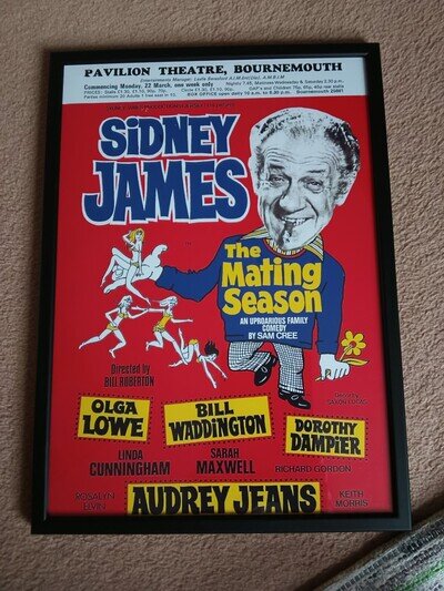 A3 reproduction poster the mating season pavilion bournemouth sidney james