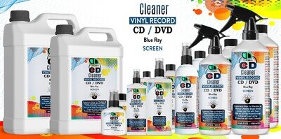 PROFESSIONAL VINYL RECORD CLEANER CD DVD CLEANING FLUID SPRAY/ CAP FAST DELIVERY