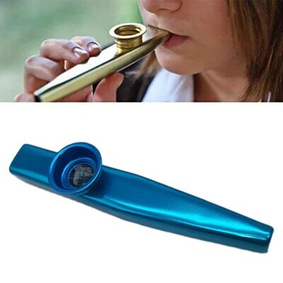 Kazoo Flute Aluminum Easy Playing Professional Kazoo Musical Instrument Gift NAU