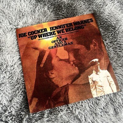 Joe Cocker & Jennifer Warnes Up Where We Belong 7 Inch Vinyl Record