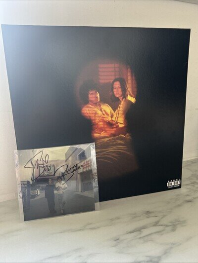 Selena Gomez' I Said I Love You First' red Vinyl Art Card Signed