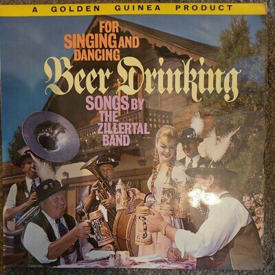 The Zillertal Band – Beer Drinking Songs – 12" Vinyl LP 1962 – EX Condition
