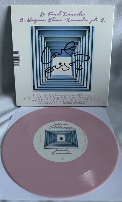 SIGNED & IN HAND!! Alison Goldfrapp Find Xanadu PINK 7” Vinyl •Brand New•