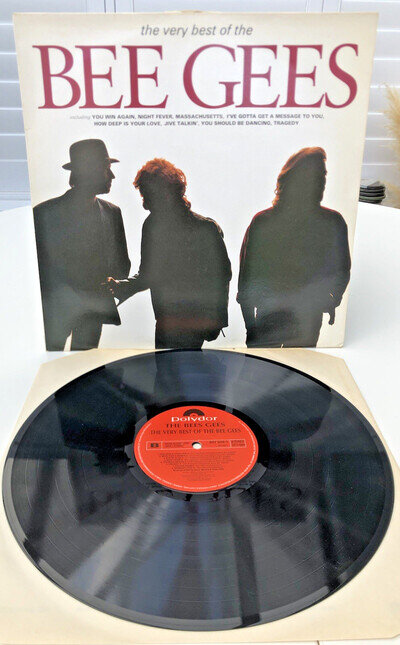 THE VERY BEST OF THE BEE GEES - Polydor 847 339-1 VINYL LP Record EX VG+