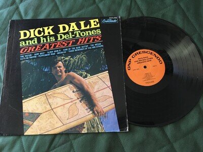 1975 DICK DALE & DEL-TONES LP “GREATEST HITS" GNP Crescendo 1st press