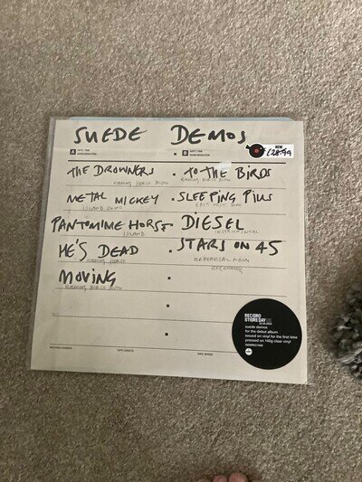 Suede : The 'Suede' Demos LP (RSD 2023) VINYL 12" Album (Clear vinyl) (2023)
