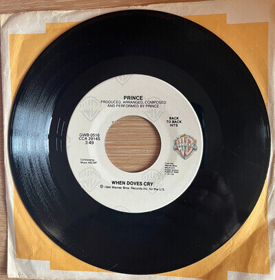 Prince And The Revolution –When Doves Cry / Let's Go Crazy - US 7" Single - EX