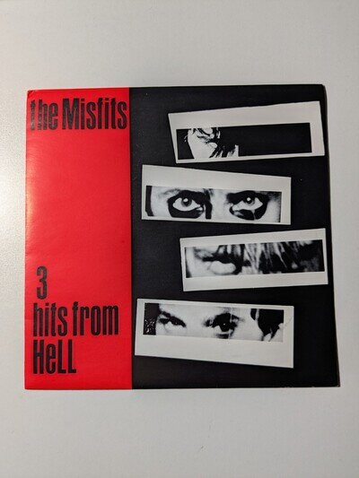 THE MISFITS 3 Hits From Hell 7" 1981 First Press Plan 9 KBD Punk