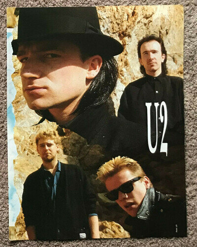 U2 - 1985 Full page UK magazine poster