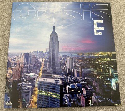 Oasis Standing on The Shoulders of Giants Blood Records Vinyl
