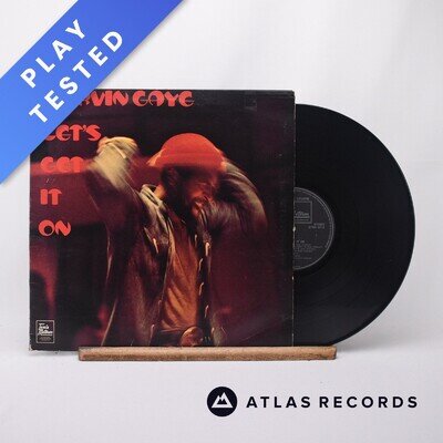 Marvin Gaye Let's Get It On First Uk Press LP Album Vinyl Record - VG+/VG+