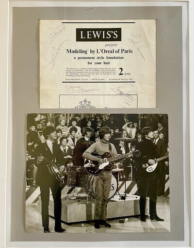 BEATLES signed program Dec 13th 1963 Original Paul Ringo John George autographs
