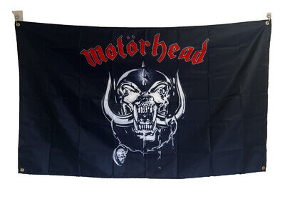 MOTORHEAD ICONIC BAND LOGO FLAG 5X3