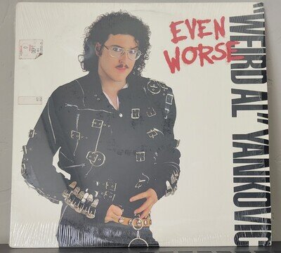 WEIRD AL YANKOVIC - Even Worse LP Vinyl Record 1988 IN SHRINK WRAP RARE !!